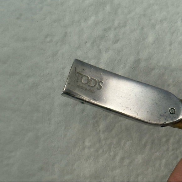 TOD’S Leather and Silver Skinny Belt - Picture 6 of 9